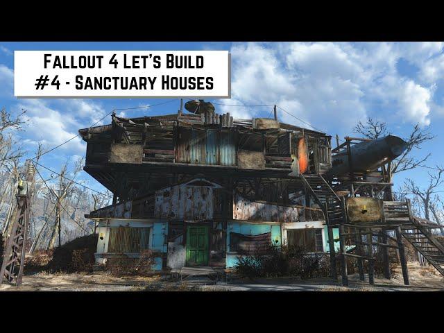 Fallout 4 Let's Build #4 - Sanctuary Houses