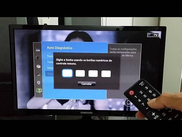 TV/Monitor Samsung Restauração de Fábrica