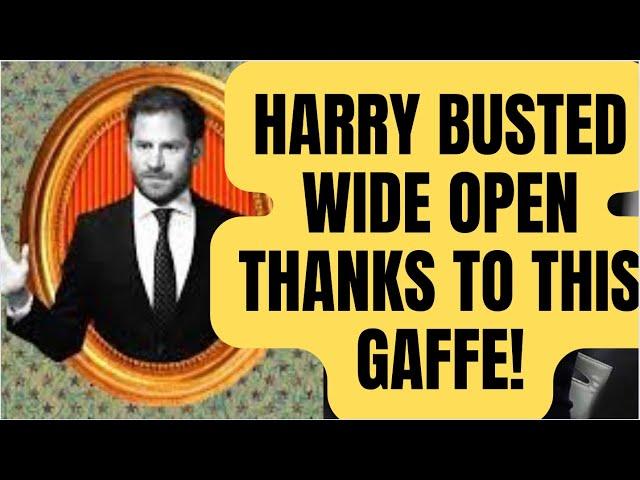HARRY BUSTED WIDE OPEN - WHO’S FAULT IS THIS? #royal #princeharry #news