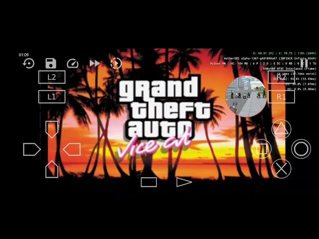 Grand Theft Auto Vice City Japan PCSX2 Opening Intro Real Gangster Crime Simulator 3D Malaysia Redmi