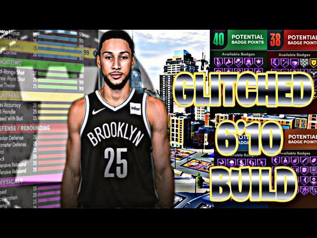 CRAZY GLITCHED 6'10 BUILD!!! Best Small Forward Build 2k22 Next Gen.