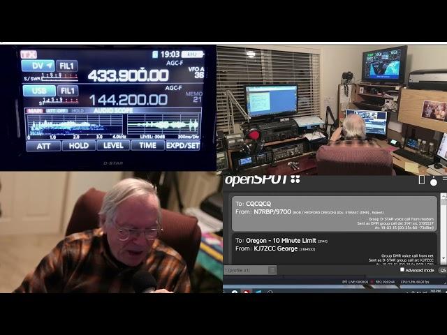 OBS Broadcasting Software with digital HAM Radio. DMR, DSTAR, YSF and more