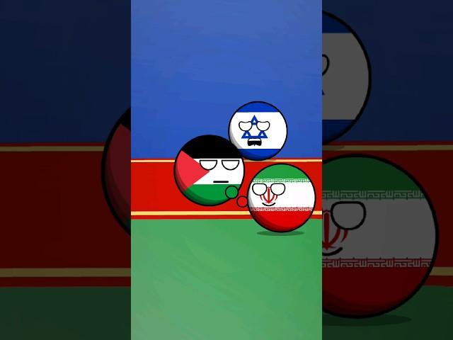 countries support israel or iran #historyballs #countryballs