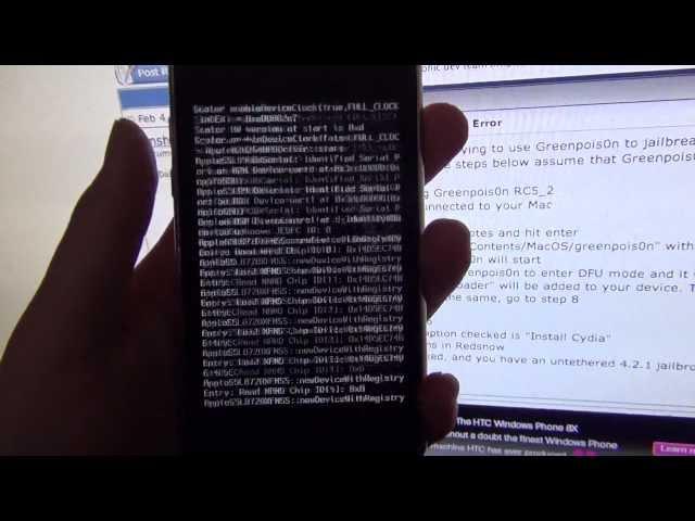 Jailbreak iPod Touch 2G (MB model) iOS 4.2.1