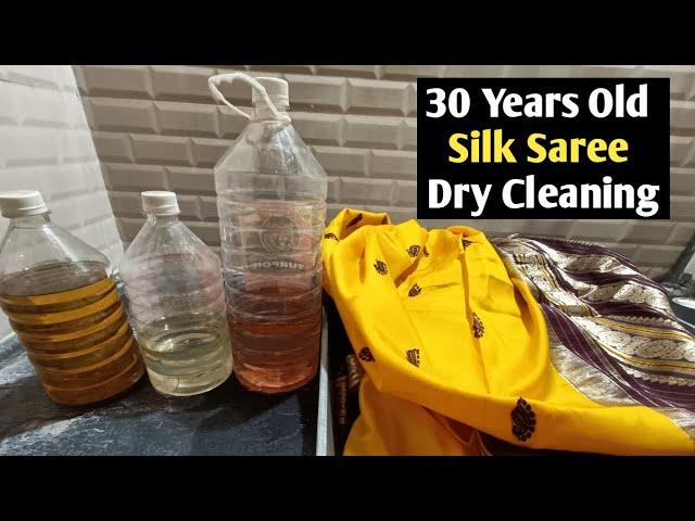 Pure Silk Saree, Dry Cleaning Process, Saree Drywash, How To Silk Saree DryClean