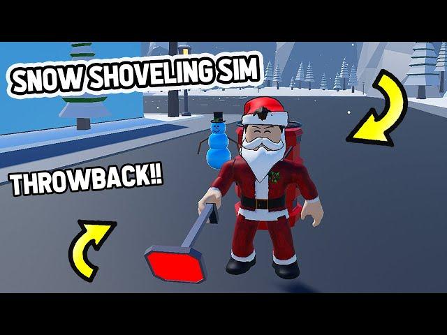 Roblox Snow Shoveling Simulator...