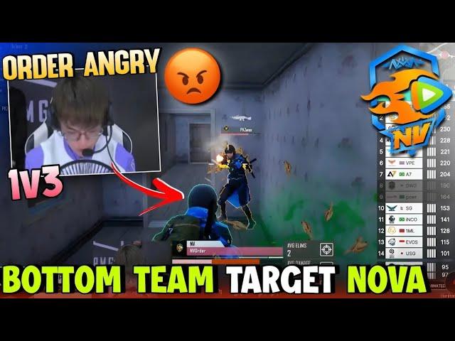 Order become Angry after Bottom Team Target Nova @Ayogi Gamer