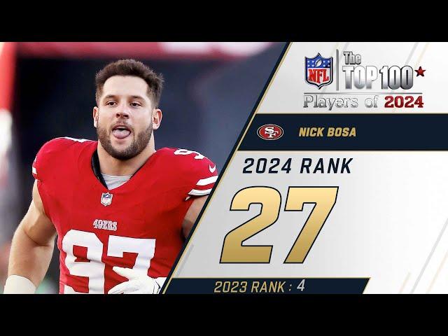 27: Nick Bosa (DE, 49ers) | Top 100 Players of 2024