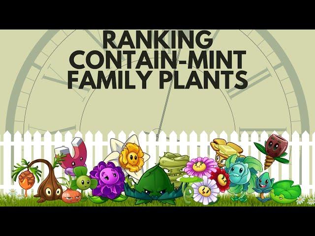 ranking all contain-mint family plants / pvz2 tier list - pvz2 rank (episode 2)