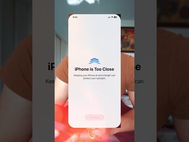 Iphone screen distance. #ios17 #ios17tips #iphonetips #iphonehacks #techjockeyhd