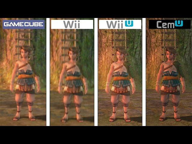 Zelda: Twilight Princess | GC - Wii - Wii U - Cemu | 4K Graphics Comparison | Comparativa