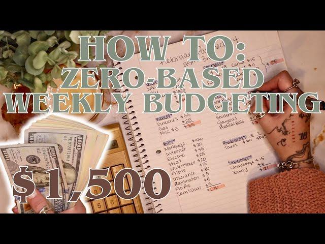 Zero Based Budget By Paycheck Budgeting | Detailed How I Budget My Paychecks | 25 Year Old Budgets