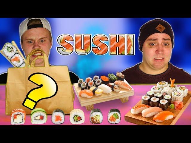 SMAGER SUSHI! (vi kan ikke lide fisk)