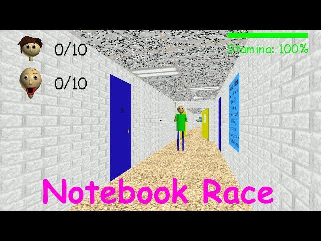 Baldi's Basics Modded - Baldi & Student Notebook Race - V1.4.3