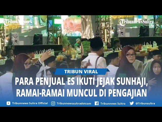 Viral Puluhan Penjual Es Teh Serbu Tempat Pengajian, Warganet Sebut Tiru Langkah Sunhaji