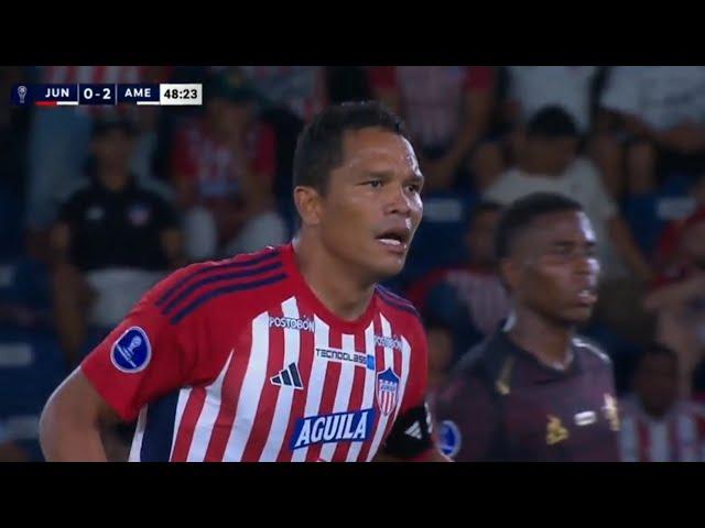 Carlos Bacca  Gol anulado  | Junior vs America De Cali 2-2 PEN [3-4] | Copa Sudamericana 2024-2025