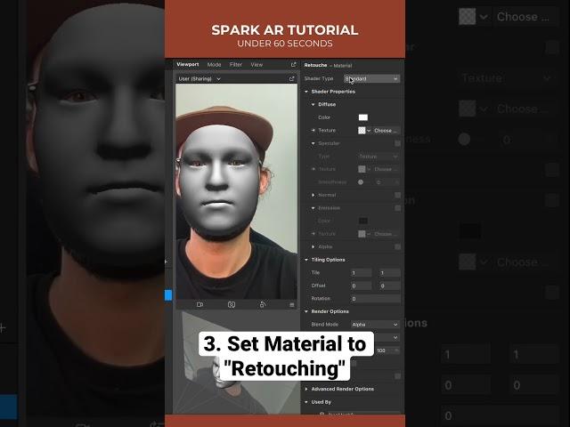 Skin Smoothing / Retouching! | Spark AR Studio Shorts Tutorial