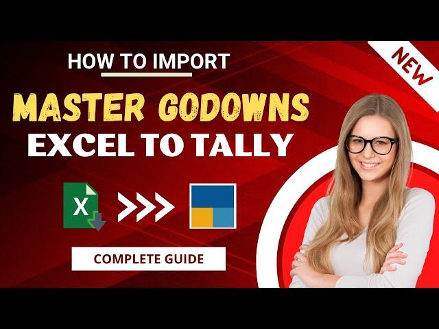 Import Master Godowns from Excel to Tally | Excel To Tally @XLTOOL