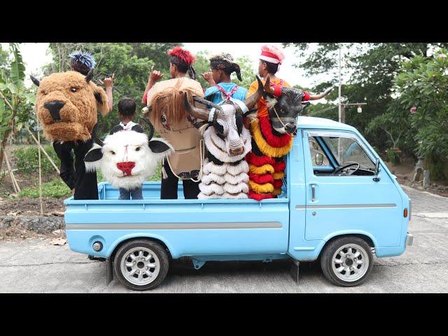 film pendek | SI KECIL PENJAGA SENI BANTENGAN | SANG PEMBANTENG CILIK MAIN BANTENGA SAMPAI MBEROT