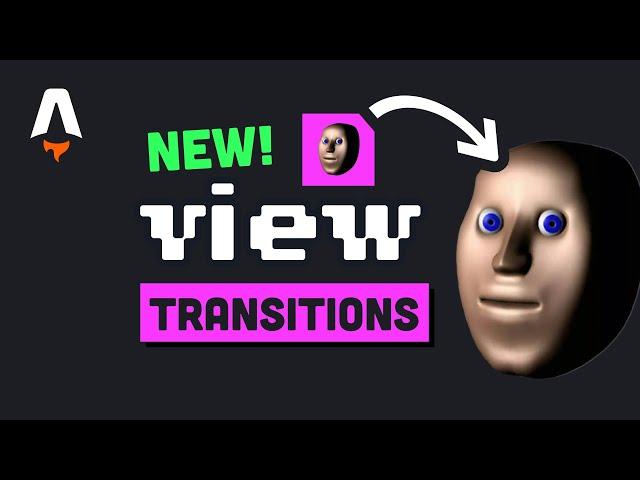 Mind-blowing page animations are easy now... View Transitions API first look