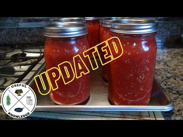 Canning Tomatoes WITHOUT a pressure cooker and No Water Bath - UPDATED | Useful Knowledge