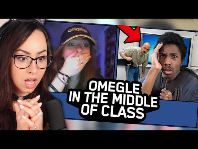 Omegle Trolling… But I'm IN THE MIDDLE OF CLASS | Bunnymon REACTS