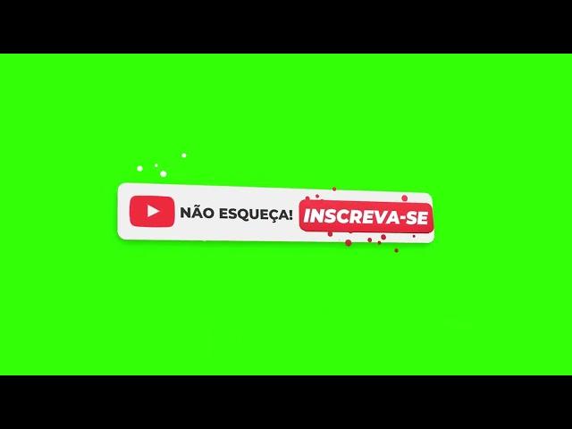 Inscreva-se Chroma Key [LIVRE PARA USAR]