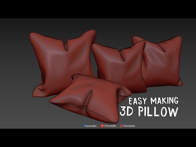 3ds Max Tutorial | Modeling A Cushion Using Cloth Modifier