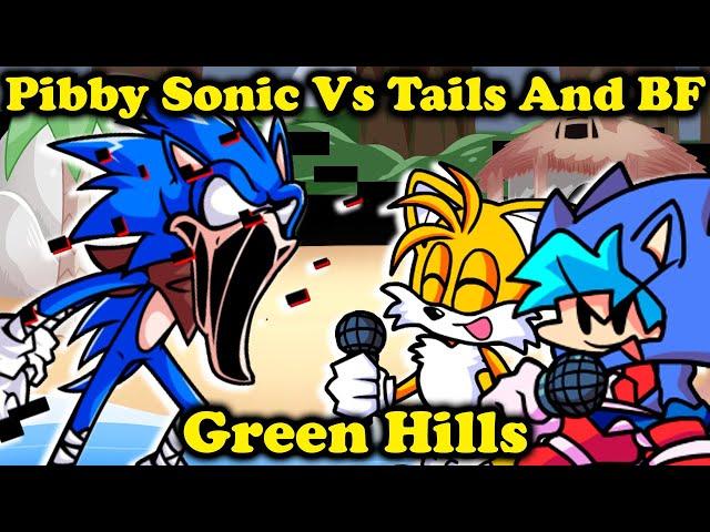 FNF | Pibby Sonic Vs Tails And BF | Green Hills - Sonic Corrupted Generations | Mods/Hard |