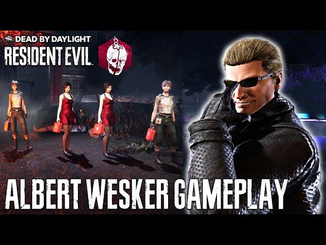 DEAD BY DAYLIGHT - Albert Wesker Gameplay & New Perks (PTB) | Resident Evil Project W Chapter