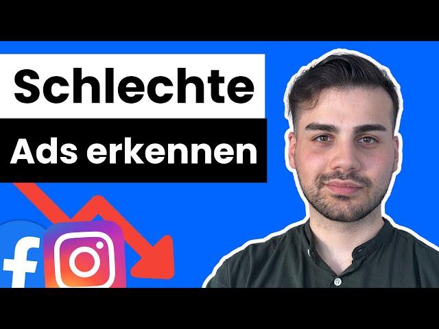 Anzeichen schlechter Facebook Ads