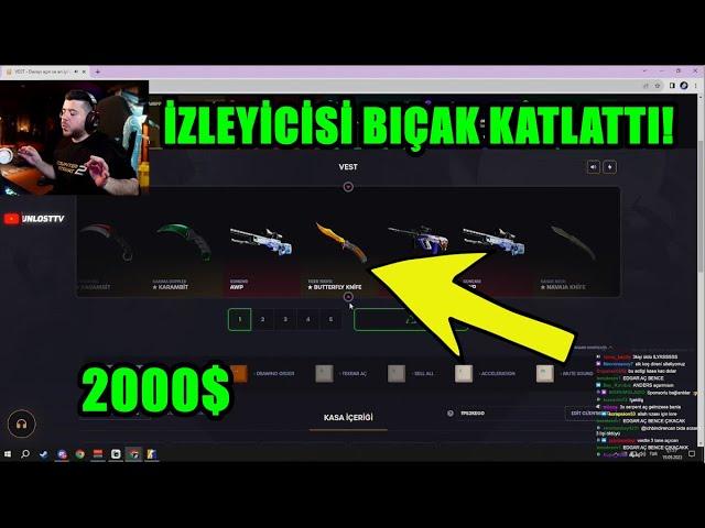 UNLOST İZLEYİCİNİN SÖYLEDİĞİ KASADAN 2000$ KELEBEK KATLIYOR