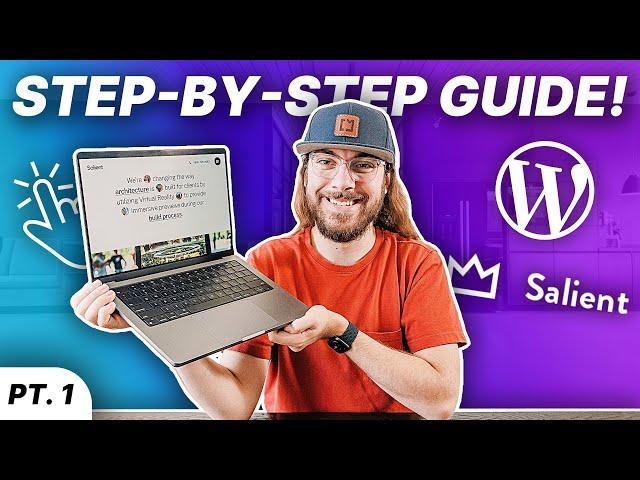 Build a WordPress Website with Salient! - Craylor Academy Part 1