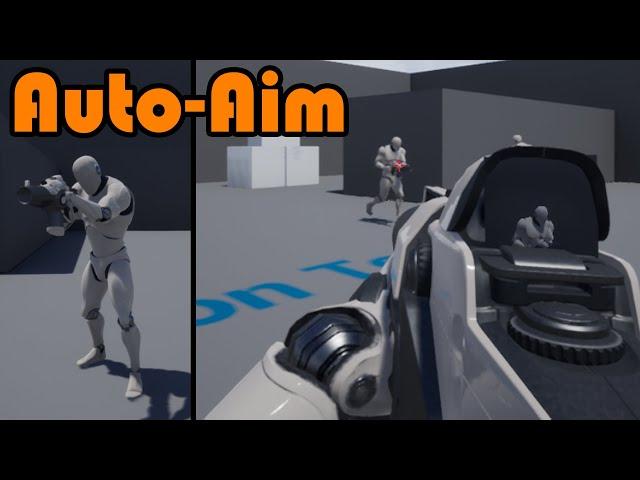 Auto Aim System For Both First Person and Third Person Shooters - Unreal Engine 4 Tutorial