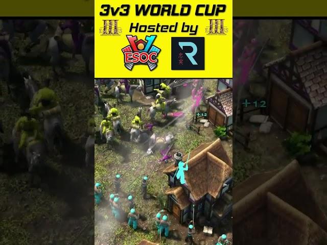 3v3 World Cup - Sign Up NOW! #shorts #ageofempires3 #aoe3de