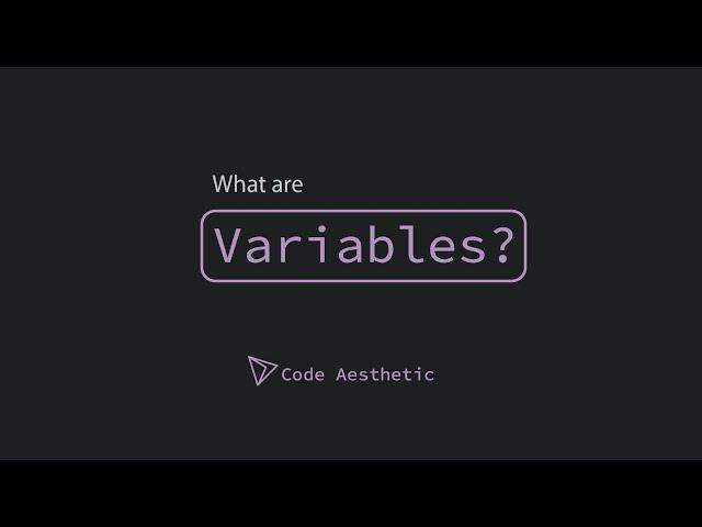 What are Variables?