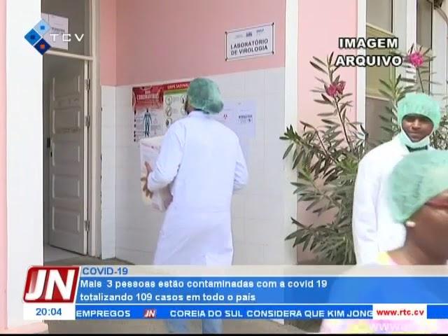 Mais 3 pessoas estão contaminados com Covid-19, totalizando 109 casos em todo o país