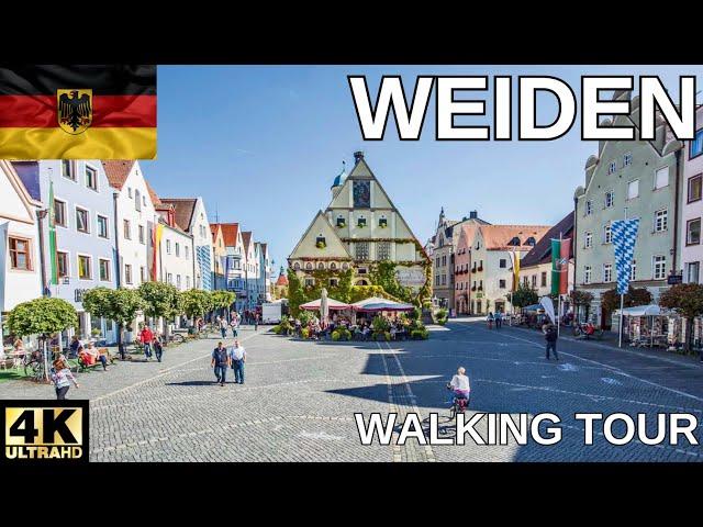 Weiden in der Oberpfalz, Germany 4K - Walking Tour of the Magical City - Autumn 2024