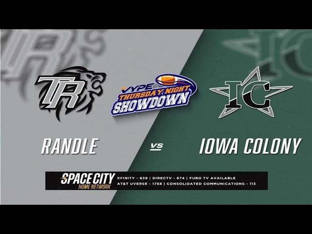 VYPE Live - TNS Randle vs. Iowa Colony