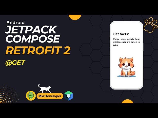 Retrofit2 + LaunchedEffect + JetpackCompose = Android Cat's Fact App