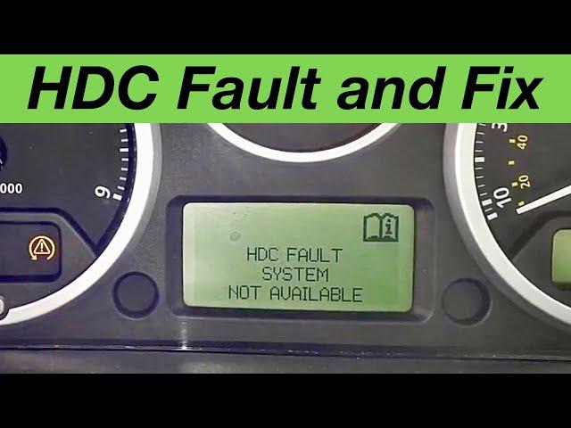 HDC Fault and Fix Land Rover Discovery 3 & 4