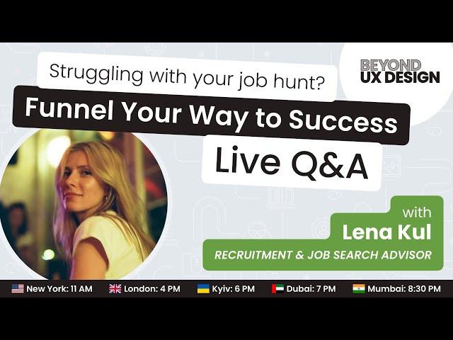 Reframing Your Job Search: Funnel Your Way to Success LIVE Q&A