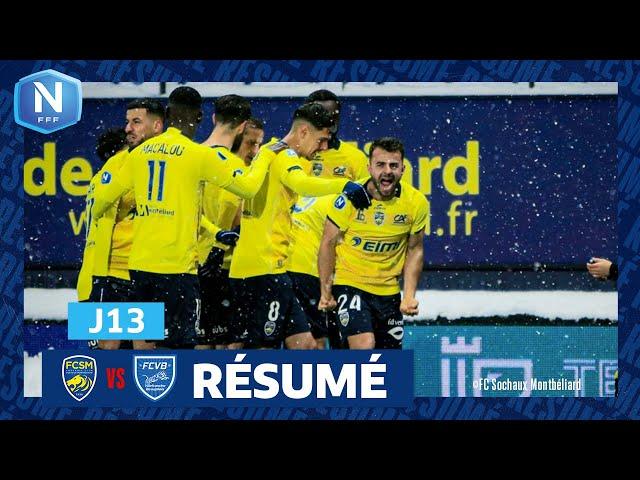 J13 I FC Sochaux Montbéliard - FC Villefranche Beaujolais (2-1) I National FFF 2023-2024