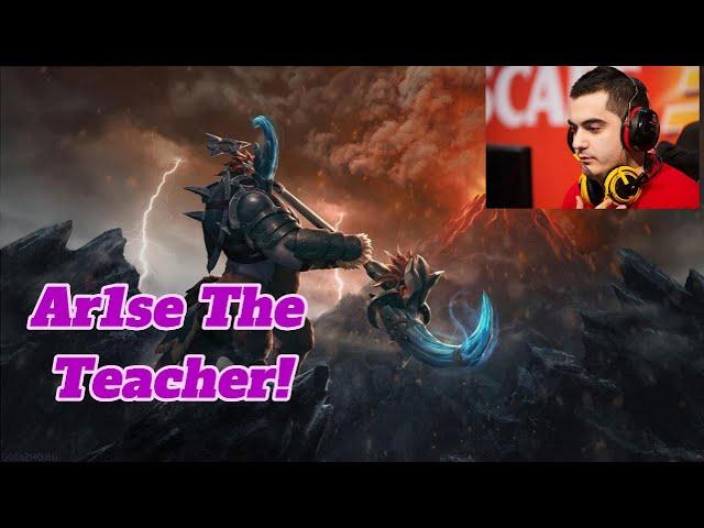 Ar1se - Magnus Style Tutorial Best Laning Skewers Tips And Tricks Explained Dota2 !