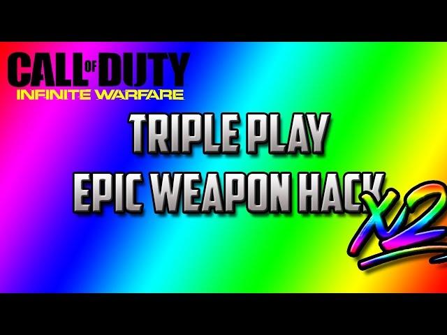 JC Amaterasu Presents - "INFINITE WARFARE TRIPLE PLAY EPIC WEAPON HACK!!!" (Worth It)