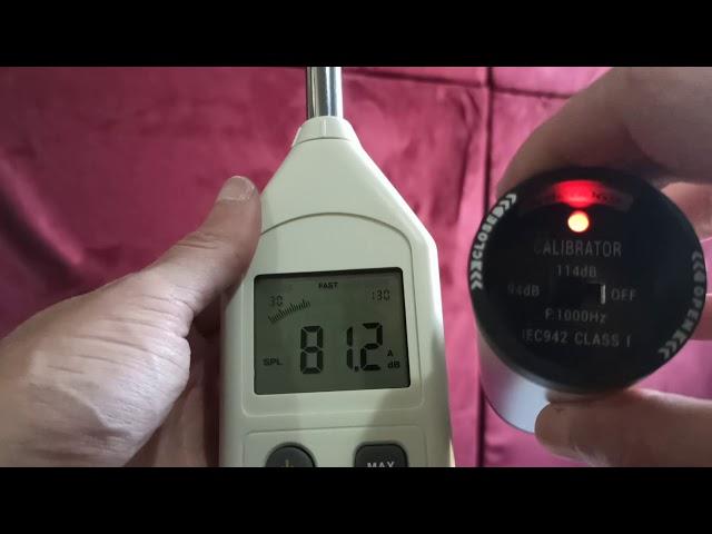 Sound Level Meter and Sound Calibrator