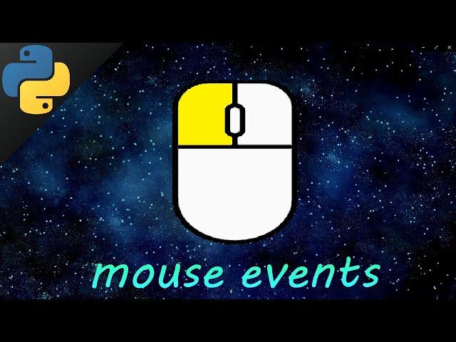 Learn Python tkinter GUI mouse events easy ️