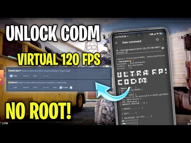  How To Unlock CODM Maximum FPS (120) | Without Root (Virtual!)