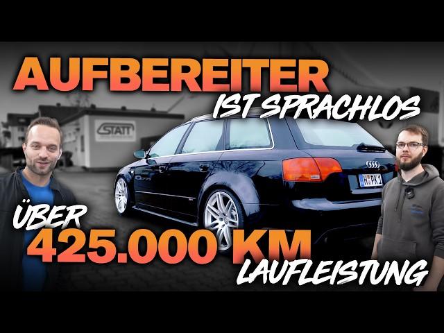 425000 KM Audi RS4 B7 - LACKIEREN oder POLIEREN? Der PROFI muss ran!