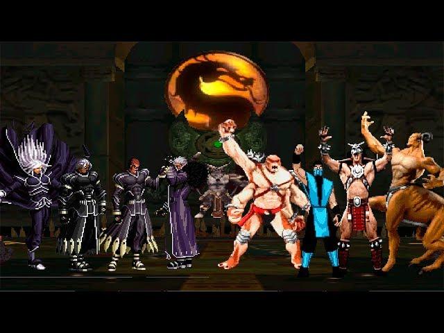 KOF Mugen NESTS Team Vs Mortal Kombat Team